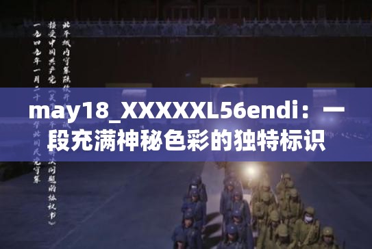 may18_XXXXXL56endi：一段充满神秘色彩的独特标识