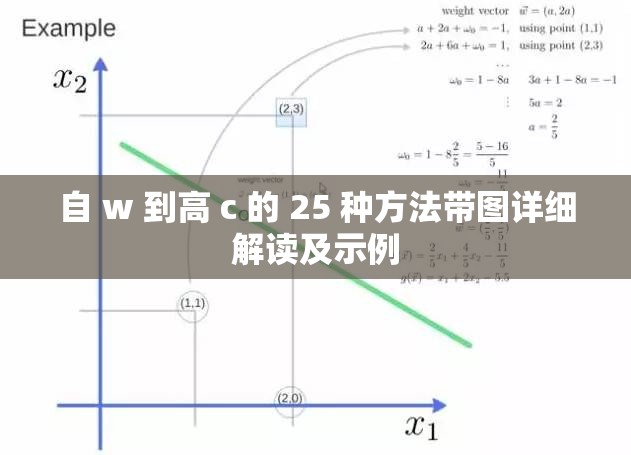 自 w 到高 c 的 25 种方法带图详细解读及示例