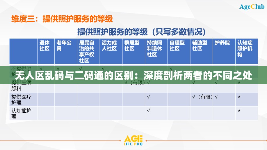 无人区乱码与二码通的区别：深度剖析两者的不同之处