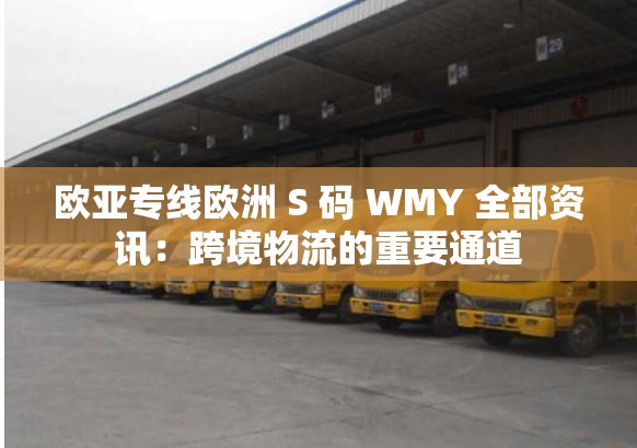 欧亚专线欧洲 S 码 WMY 全部资讯：跨境物流的重要通道