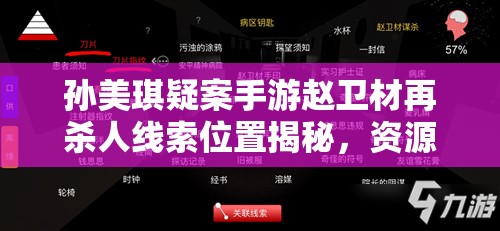 孙美琪疑案手游赵卫材再杀人线索位置揭秘，资源管理重要性及高效搜寻策略解析