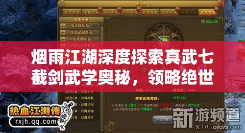 烟雨江湖深度探索真武七截剑武学奥秘，领略绝世剑道风采与魅力