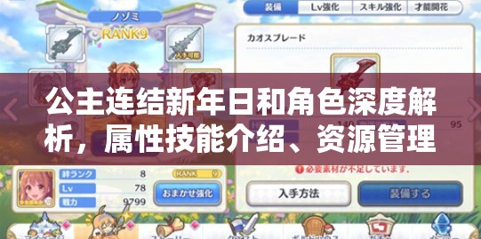 公主连结新年日和角色深度解析，属性技能介绍、资源管理重要性及高效运用策略