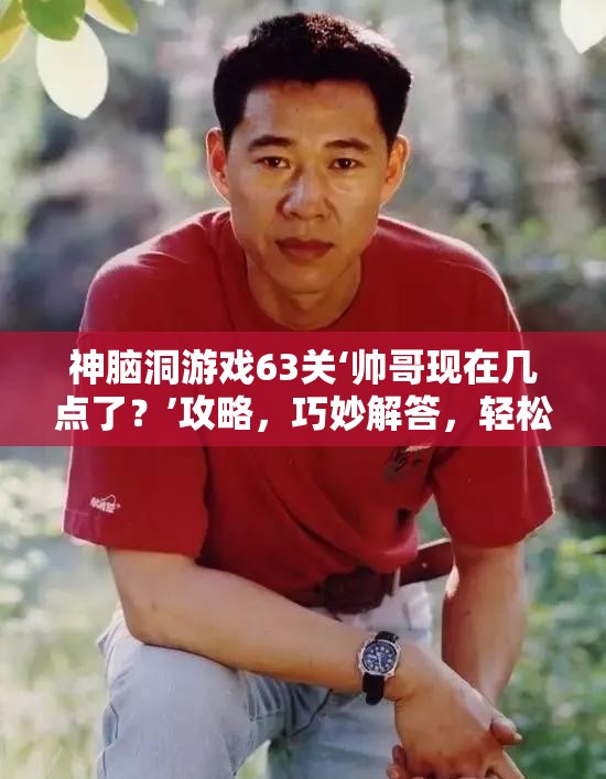 神脑洞游戏63关‘帅哥现在几点了？’攻略，巧妙解答，轻松解锁全新挑战关卡