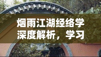 烟雨江湖经络学深度解析，学习路径探索、获得方法及实际效果全面剖析