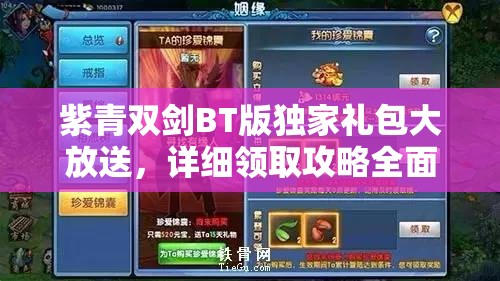 紫青双剑BT版独家礼包大放送，详细领取攻略全面揭秘指南