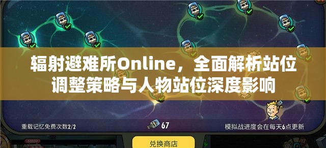 辐射避难所Online，全面解析站位调整策略与人物站位深度影响