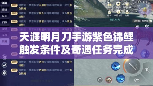 天涯明月刀手游紫色锦鲤触发条件及奇遇任务完成攻略全面深度解析