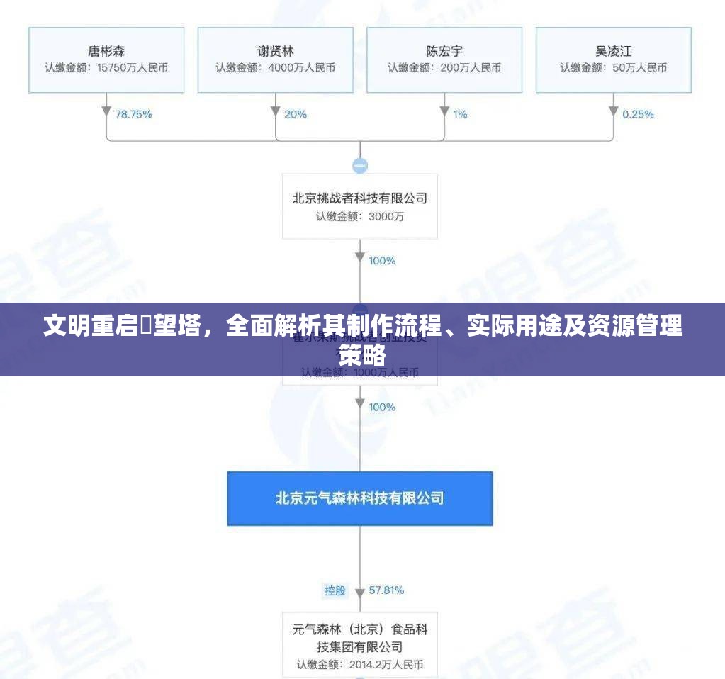 文明重启瞭望塔，全面解析其制作流程、实际用途及资源管理策略