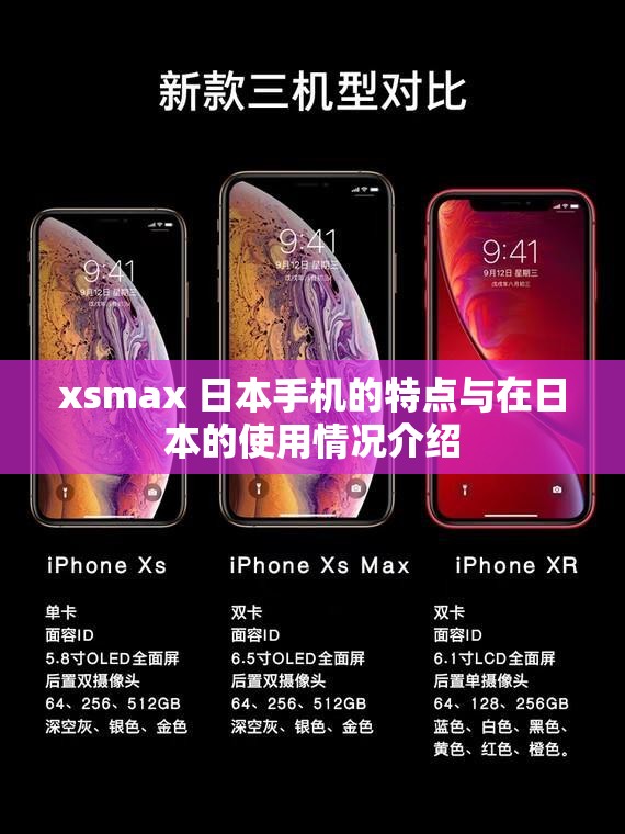 xsmax 日本手机的特点与在日本的使用情况介绍