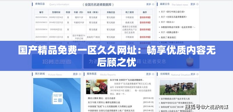 国产精品免费一区久久网址：畅享优质内容无后顾之忧