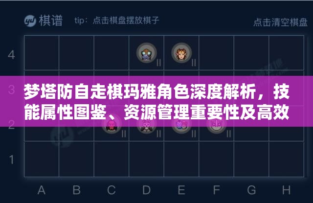梦塔防自走棋玛雅角色深度解析，技能属性图鉴、资源管理重要性及高效策略