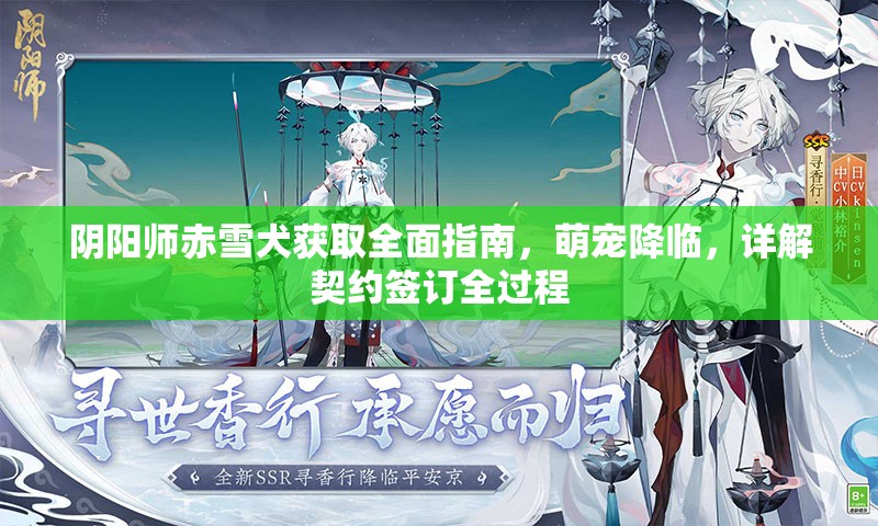 阴阳师赤雪犬获取全面指南，萌宠降临，详解契约签订全过程