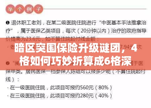 暗区突围保险升级谜团，4格如何巧妙折算成6格深度解析？