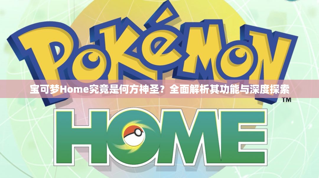 宝可梦Home究竟是何方神圣？全面解析其功能与深度探索