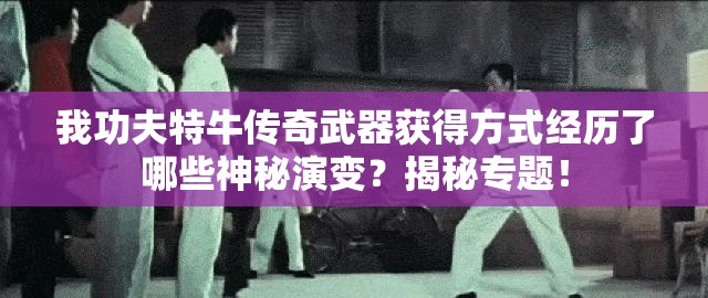 我功夫特牛传奇武器获得方式经历了哪些神秘演变？揭秘专题！